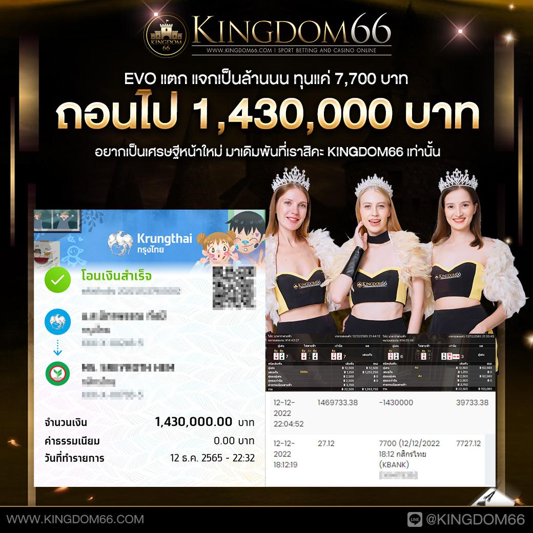 ผลฟุตบอล คาสิโนสุดฮิต พร้อมโปรโมชั่นพิเศษ ตลอด 24 ชม