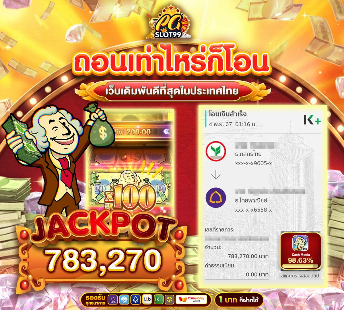 สมัครง่ายกับค่าย PG ฟรี โบนัสสูงสุด 50,000 บาทที่นี่